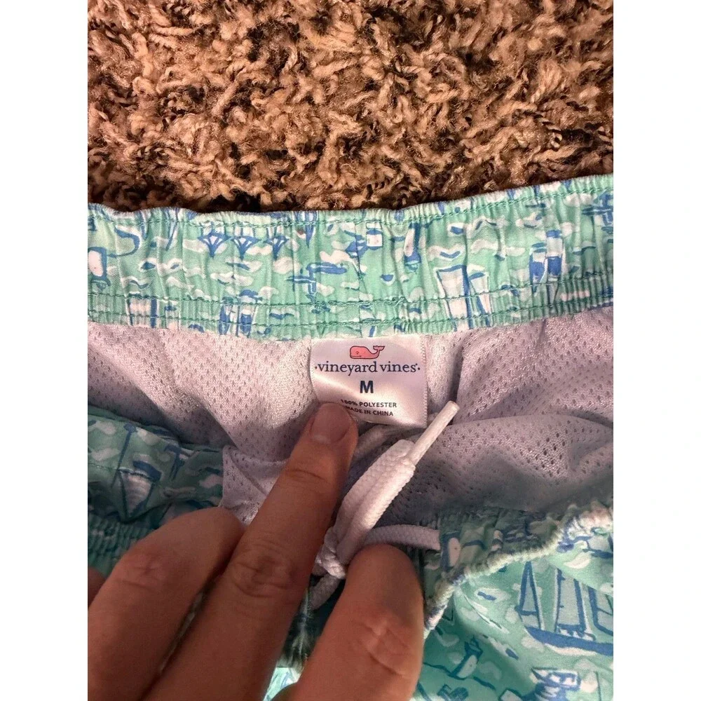 Vineyard Vines Swim Trunks Bundle 2 Pairs Men's M Sailboat Map Print